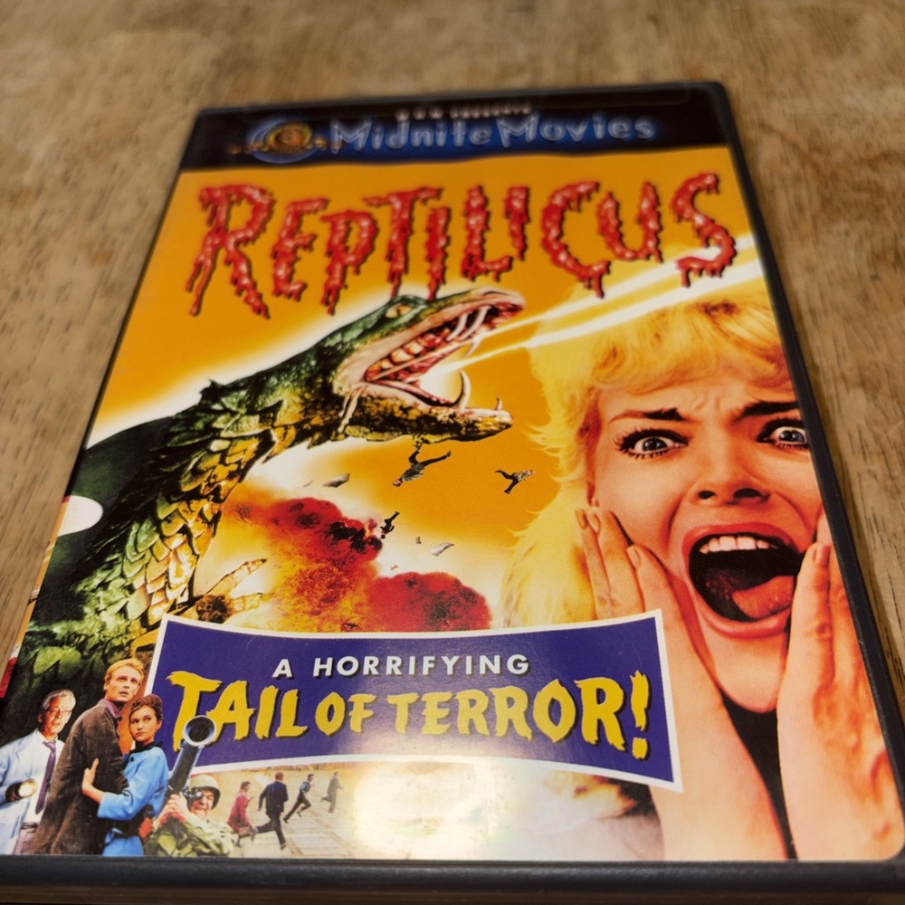 REPTILICUS DVD 1962 Horror Creature Carl Ottosen Sid Pink Midnite Movies HTF OOP